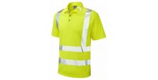 Broadsands ISO 20471 Cl 2 Coolviz Ultra Polo Shirt HV Yellow